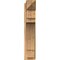 Ekena Millwork Merced Arts & Crafts Rough Sawn Outlooker, Western Red Cedar, 8"W x 28"D x 40"H OUT08X28X40MRC03RWR - alternate 2